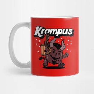 Krampus Christmas 80's Xmas Cute Cartoon Logo Parody Mug